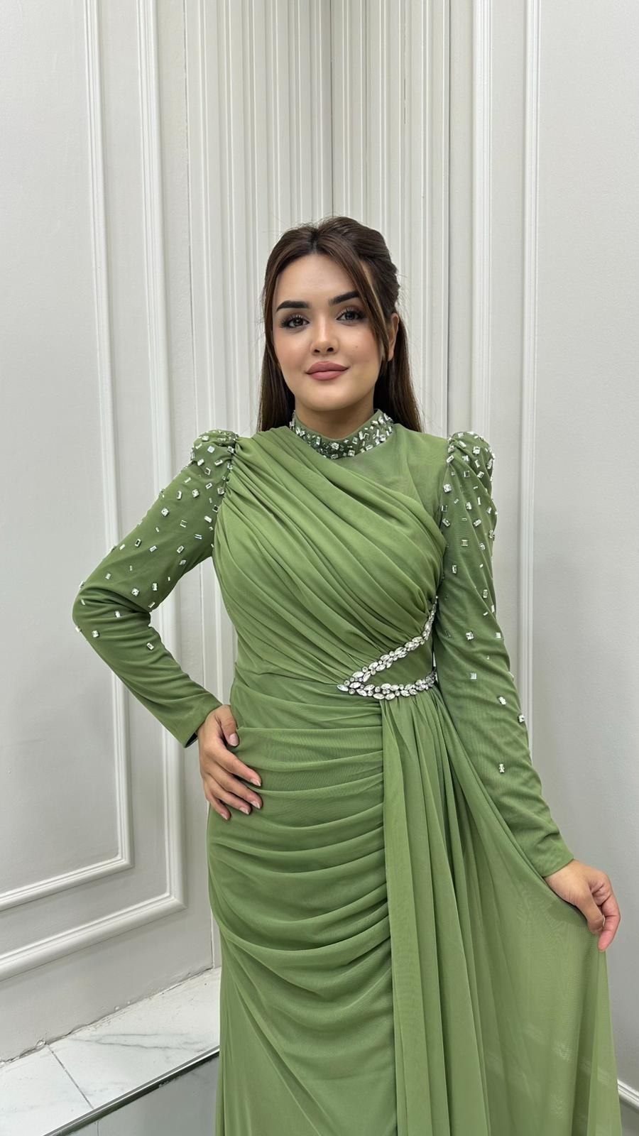Yosun Abiye Mint Yeşili