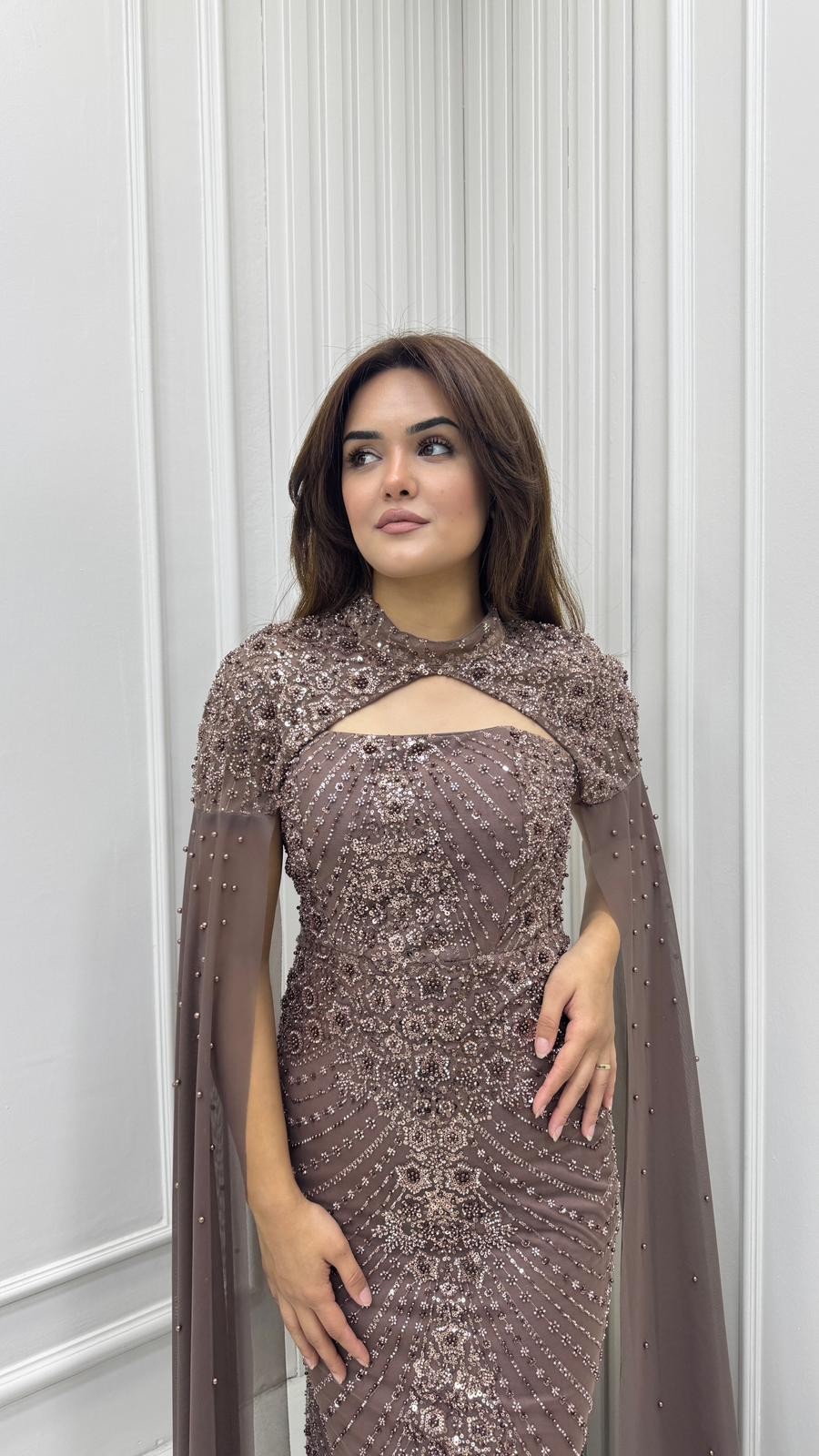 Rüveyda Abiye Kahverengi