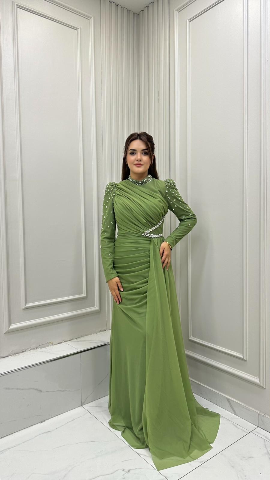 Yosun Abiye Mint Yeşili