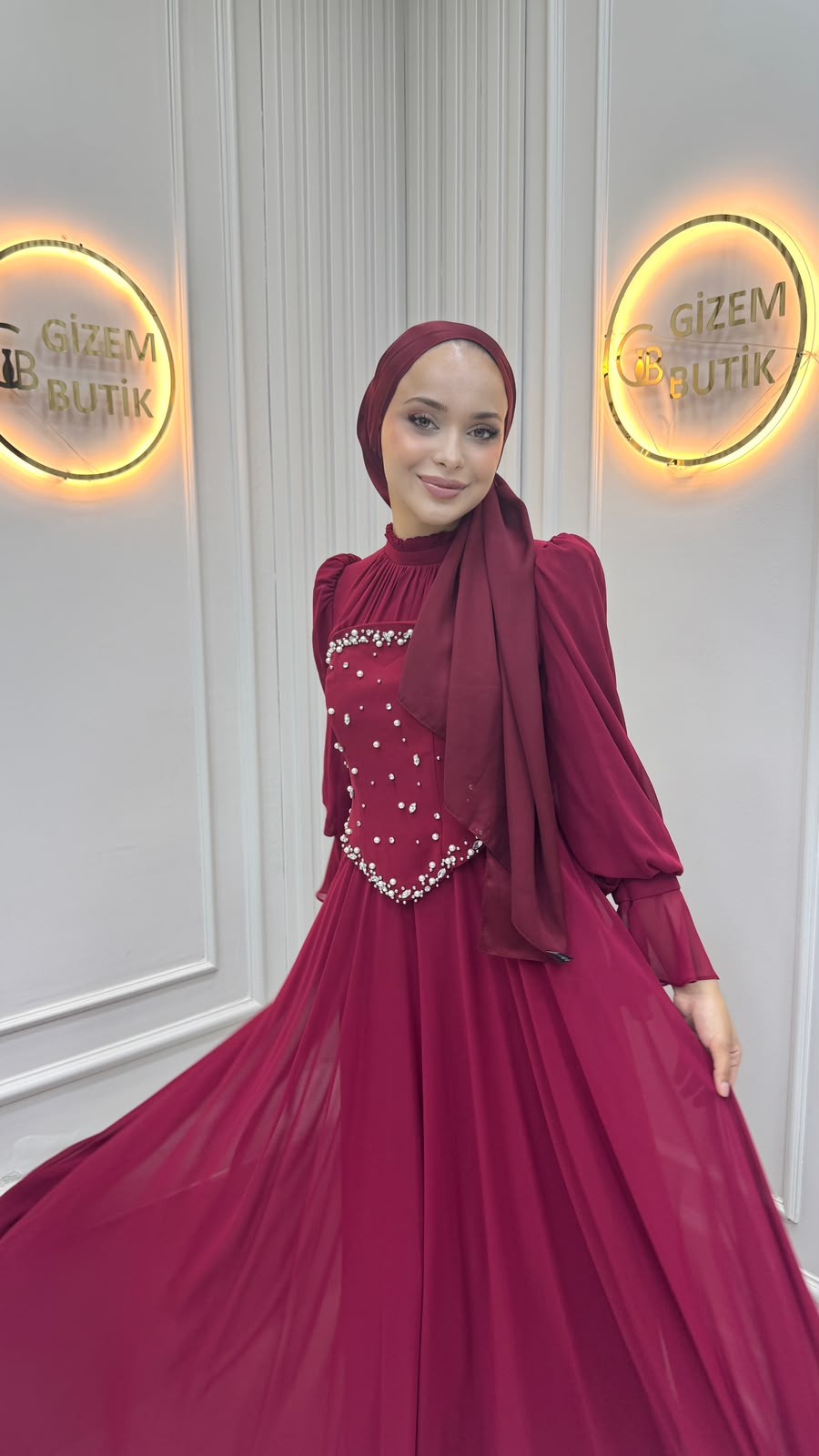 Azer Abiye Bordo