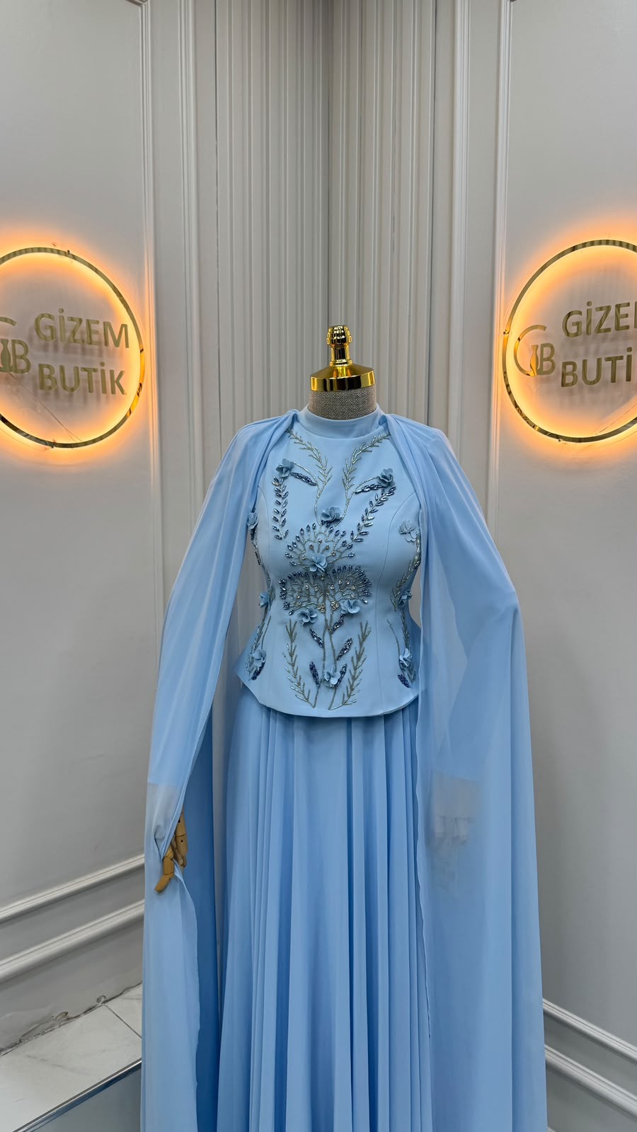 Algı Abiye Bebe Mavisi