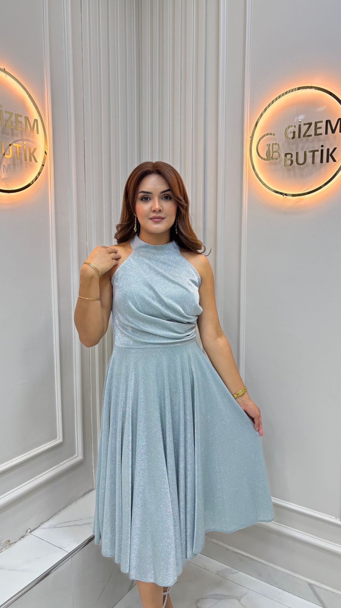 Nilda Abiye Mint Yeşili
