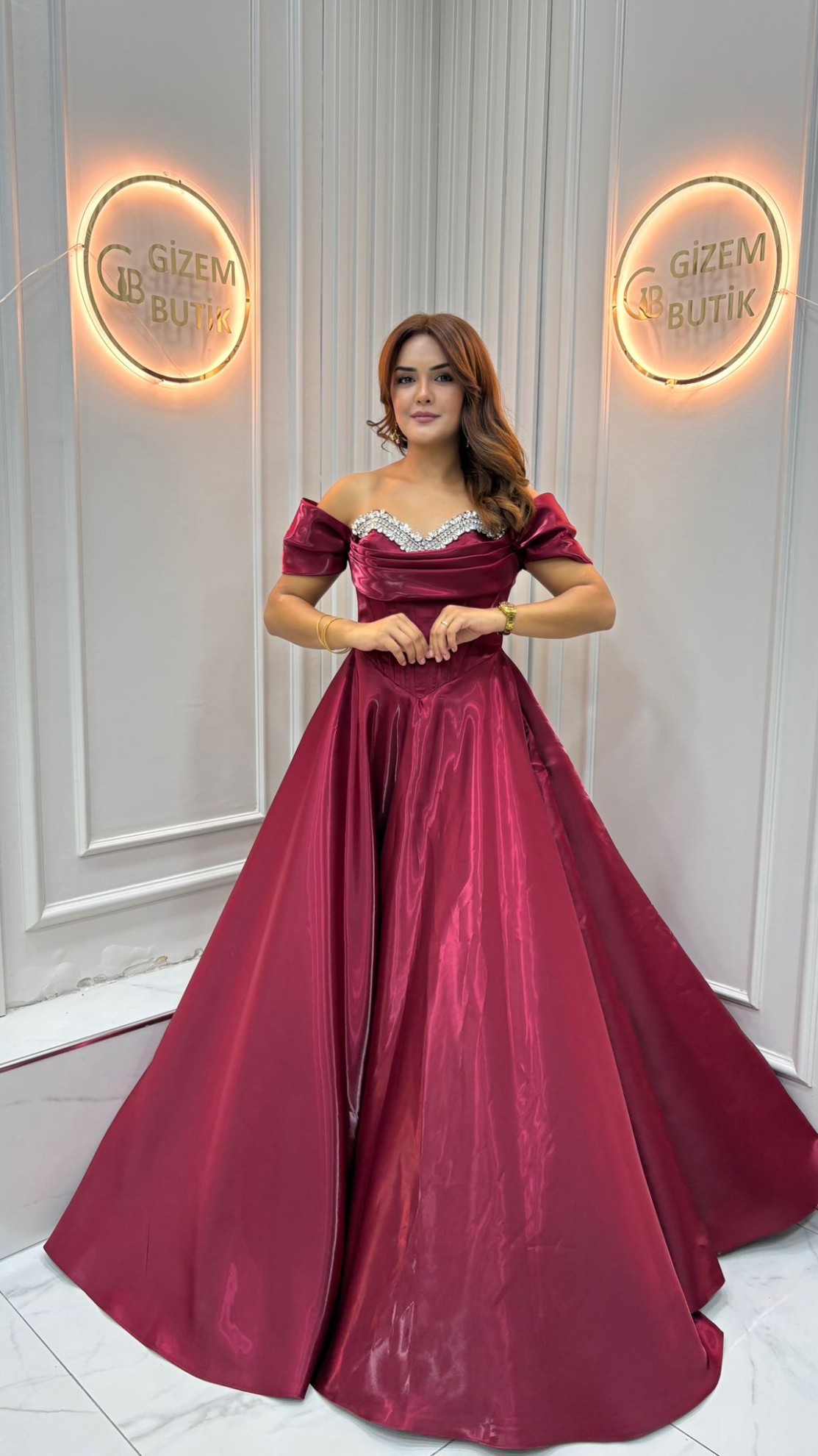 Bella Abiye Bordo