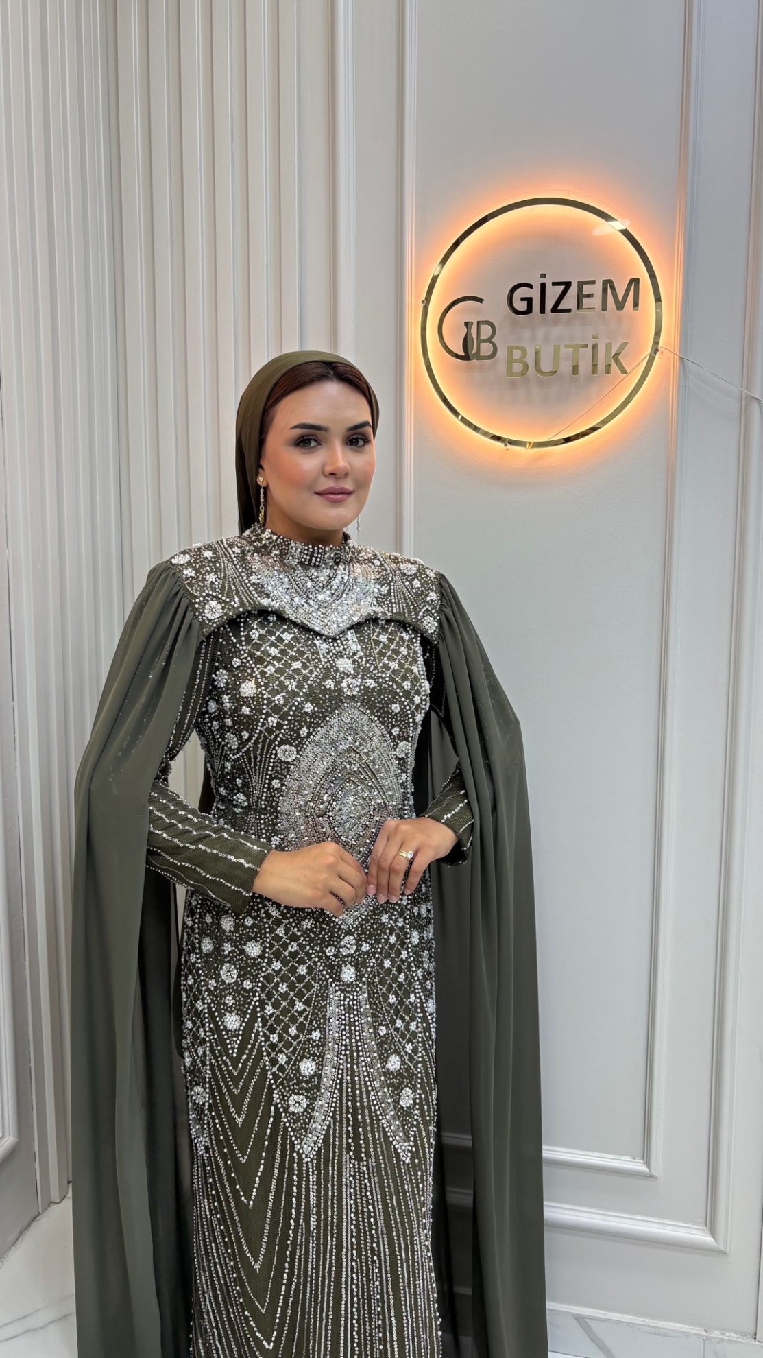 Aslı Abiye Haki Yeşili
