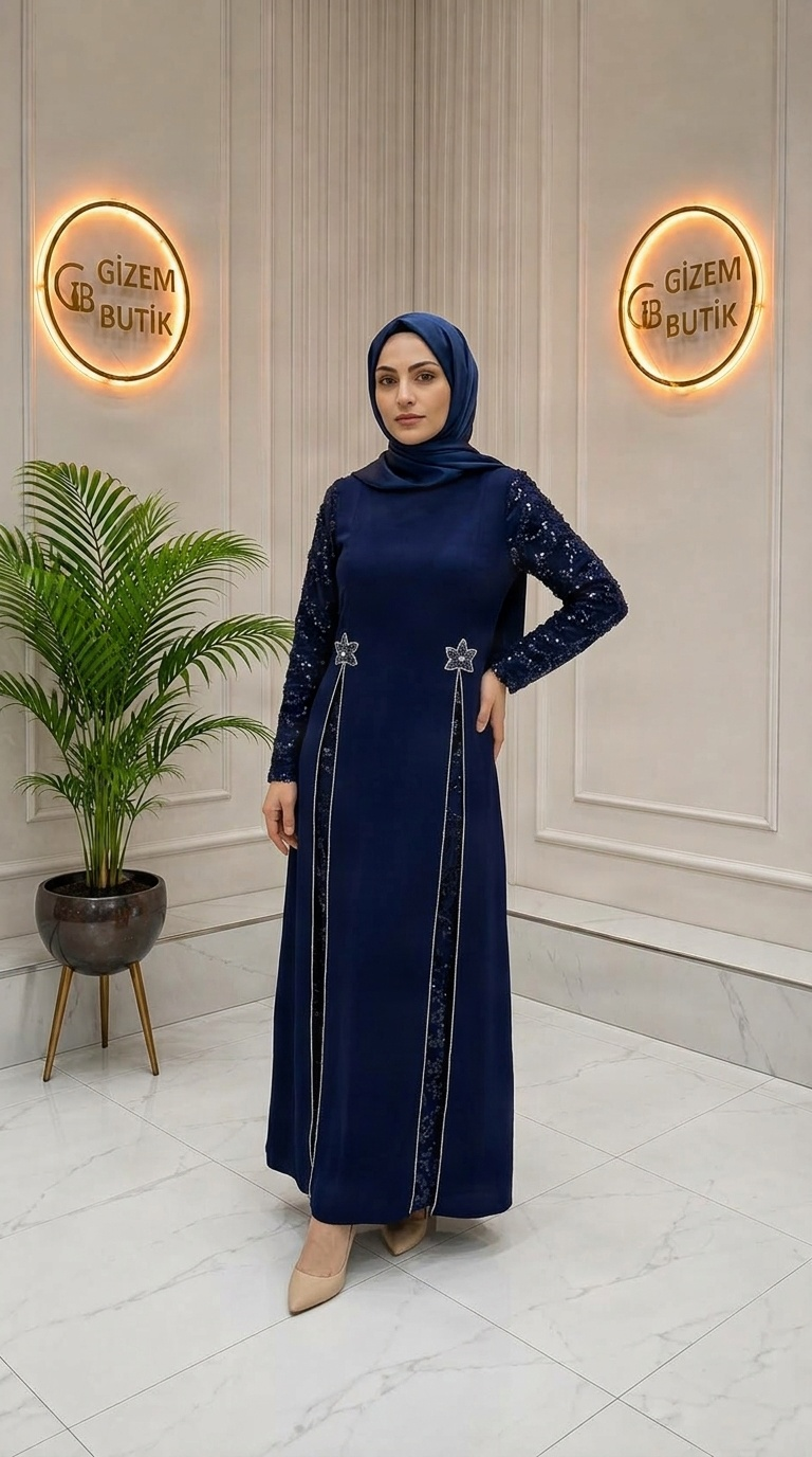 Melek Abiye Kahverengi