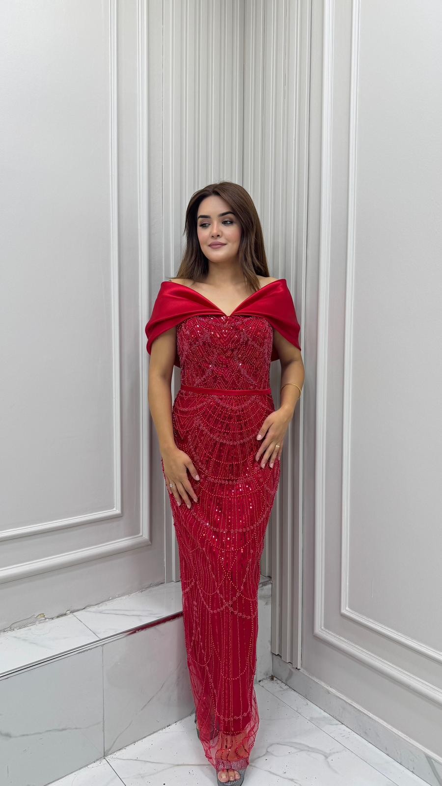 Nazar Abiye Kırmızı