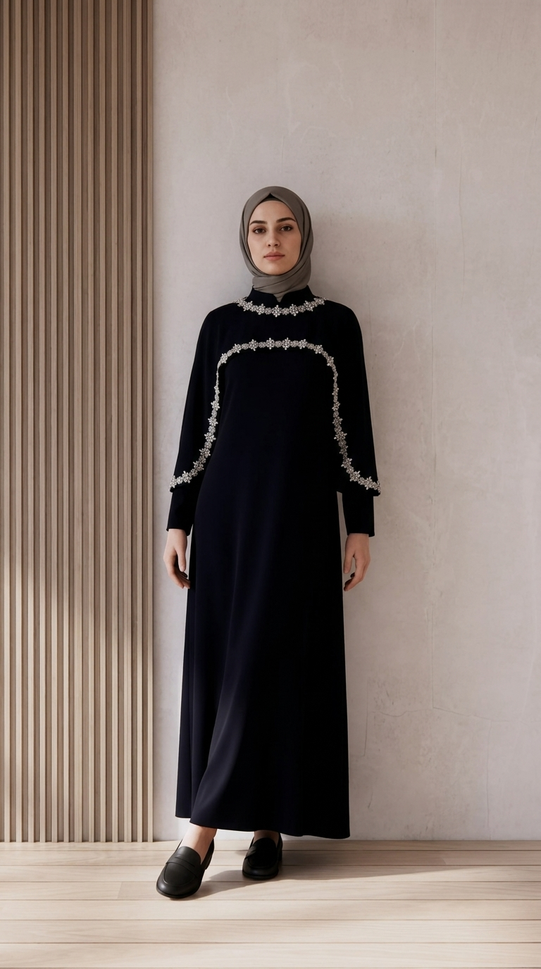 Menekşe Abiye Siyah