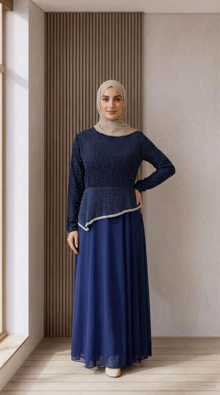 Göksu Abiye Lacivert