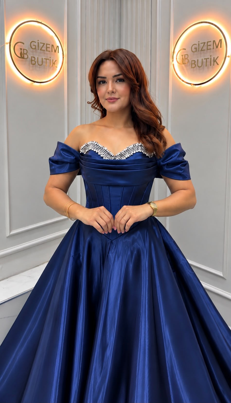 Bella Abiye Lacivert