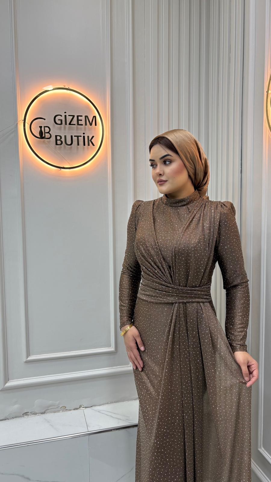 Libre Abiye Kahverengi